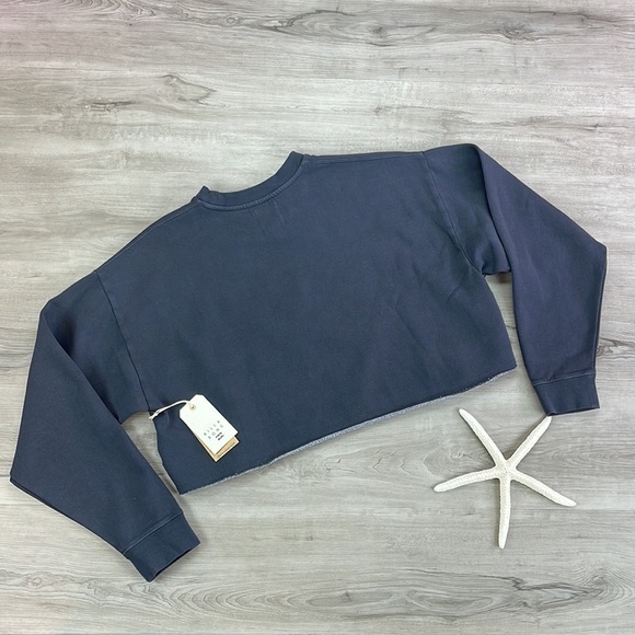 🔆BILLABONG🔆 Hey Gday Cropped Crewneck Sweatshirt - Picture 12 of 12